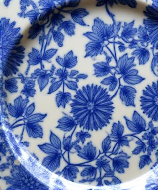 AI generated ceramic pattern inspired by Victorian era