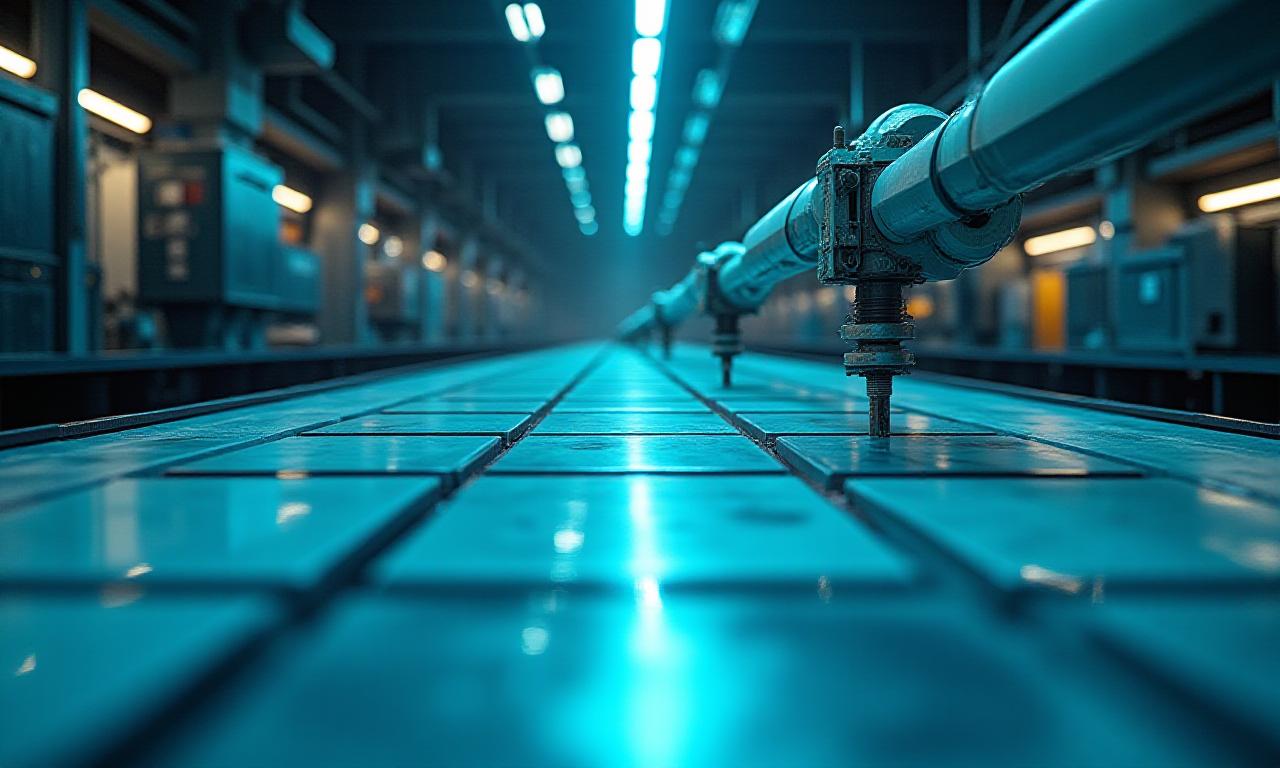 Advanced automated ceramic factory floor